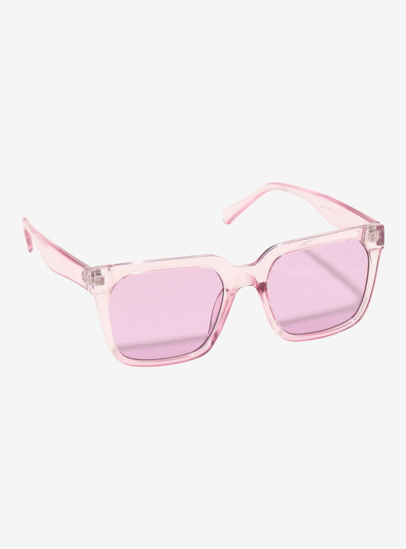 Blance Lilac Square Sunglasses, , hi-res