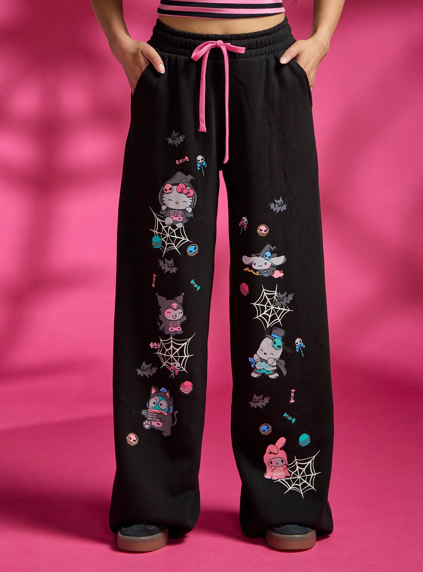 Hello Kitty And Friends Halloween Costumes Wide Leg Sweatpants, , hi-res