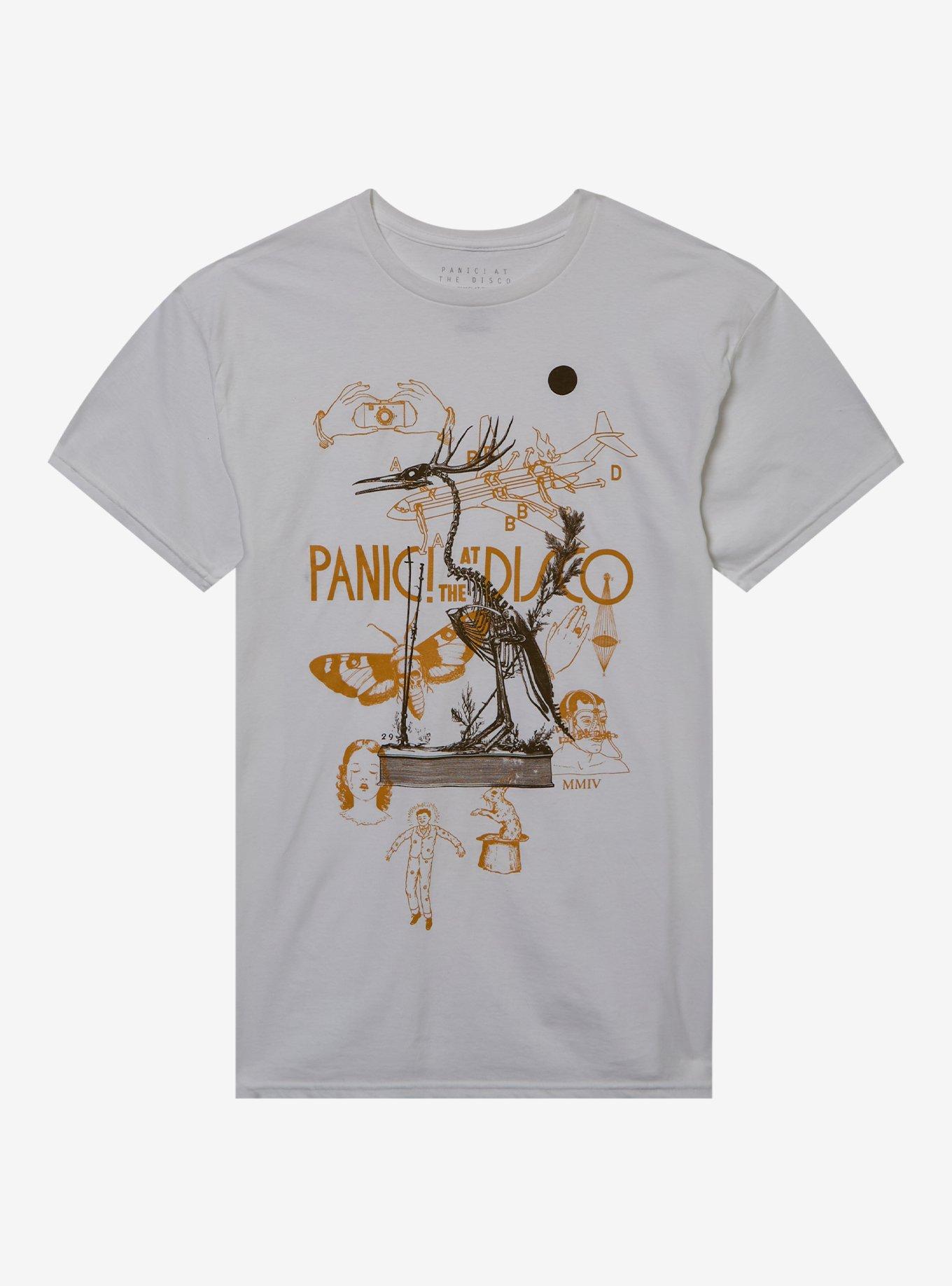 Panic! At The Disco Bird Skeleton T-Shirt, , hi-res