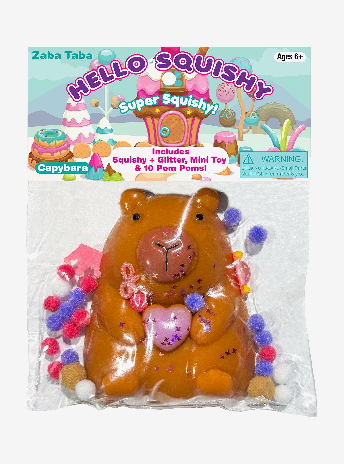 Hello Squishy Mega Capybara Squishy Toy, , hi-res