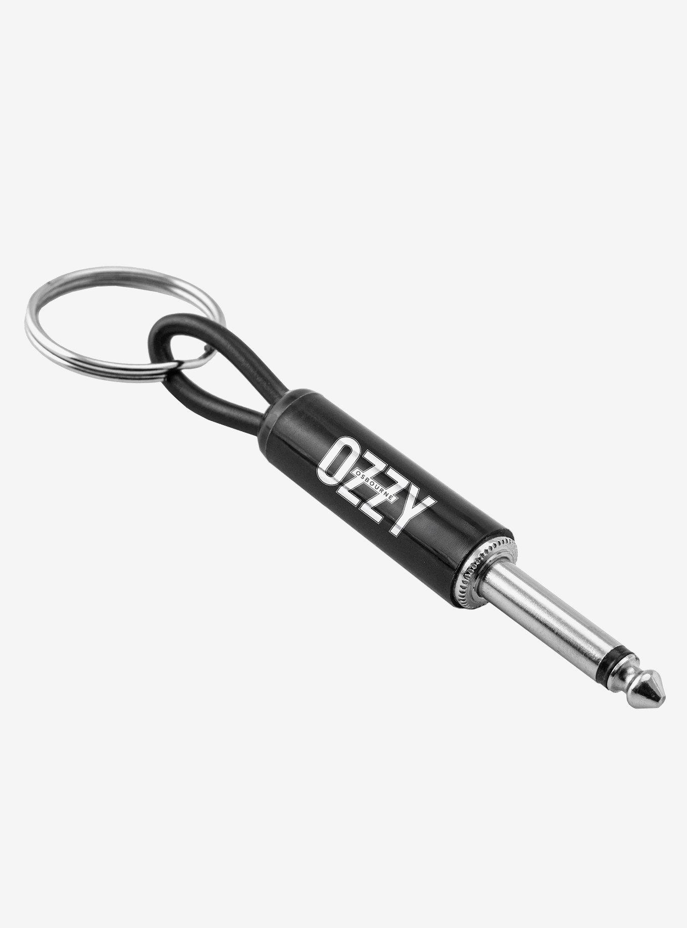 Ozzy White Logo Guitar Plug Keychain 4-Pack, , hi-res