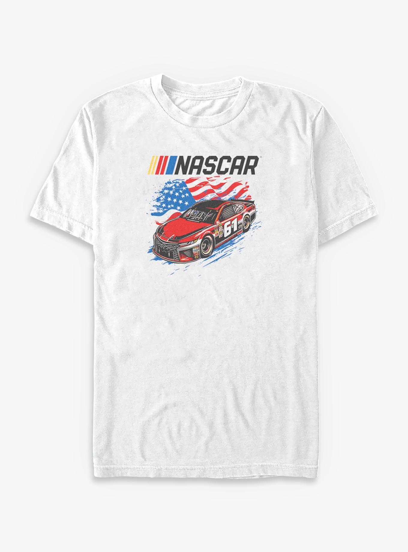 NASCAR Flag Car Racer Big & Tall T-Shirt, , hi-res