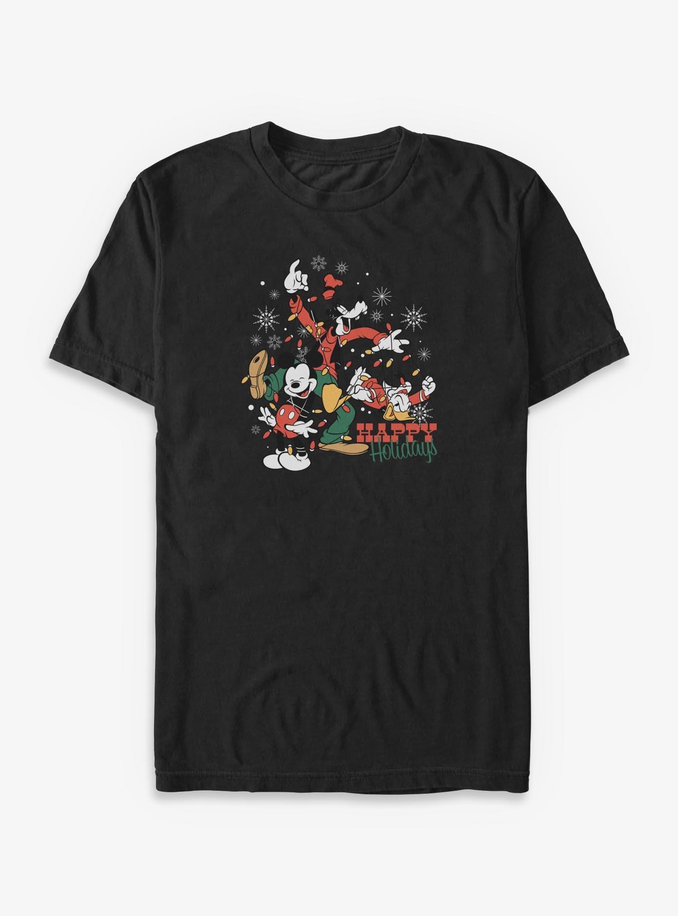 Disney Mickey Mouse Classic Happy Holidays Big & Tall T-Shirt, , hi-res