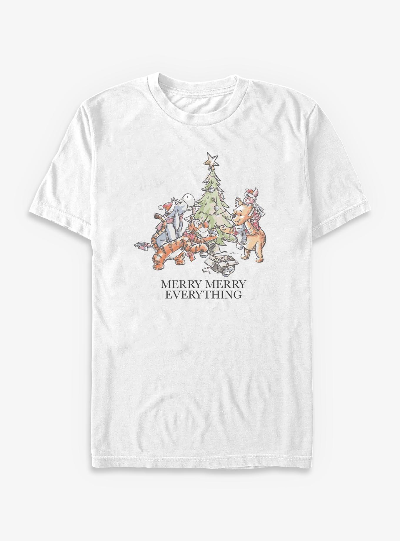 Disney Winnie The Pooh Merry Merry Everything Big & Tall T-Shirt, , hi-res