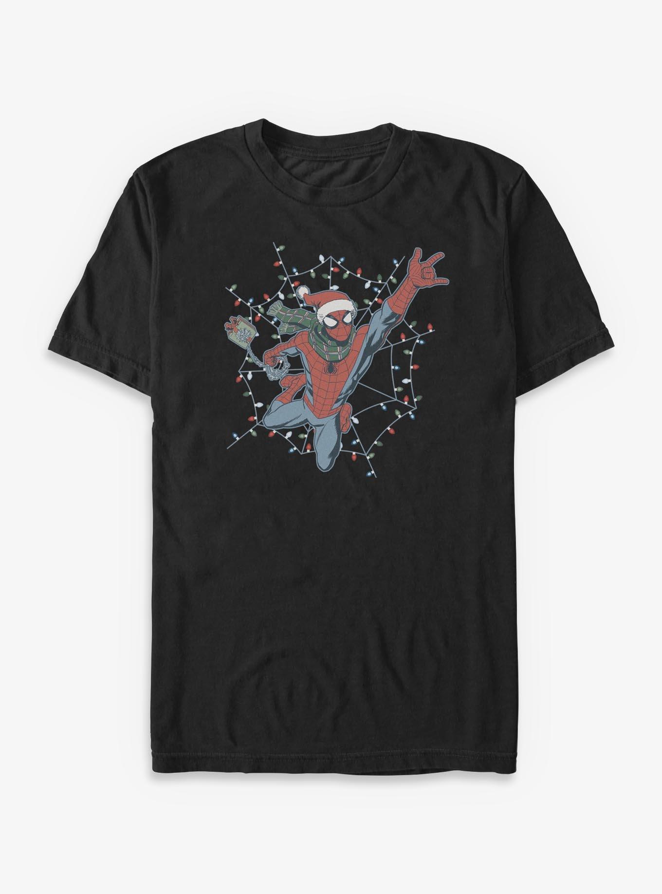 Marvel Spider-Man Swing Into Holidays Big & Tall T-Shirt, , hi-res