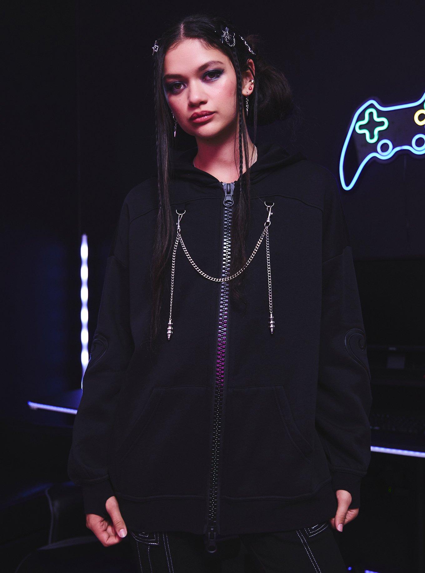 Her Universe Disney Kingdom Hearts Organization XIII Girls Oversized Hoodie