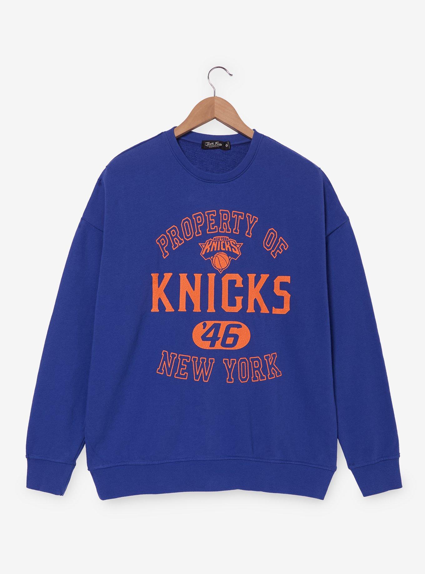 Junk Food NBA New York Knicks Logo Crewneck &mdash; BoxLunch Exclusive, , hi-res