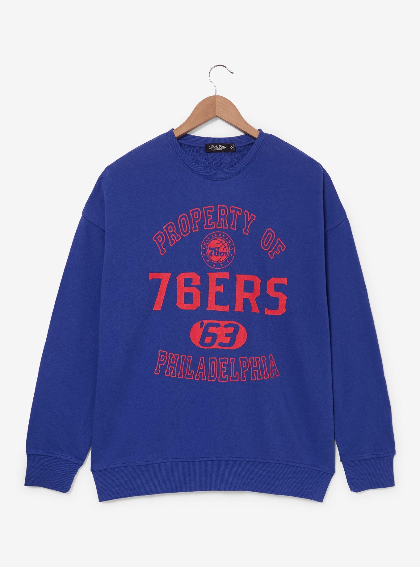 Junk Food NBA Philadelphia 76ers Logo Crewneck — BoxLunch Exclusive
