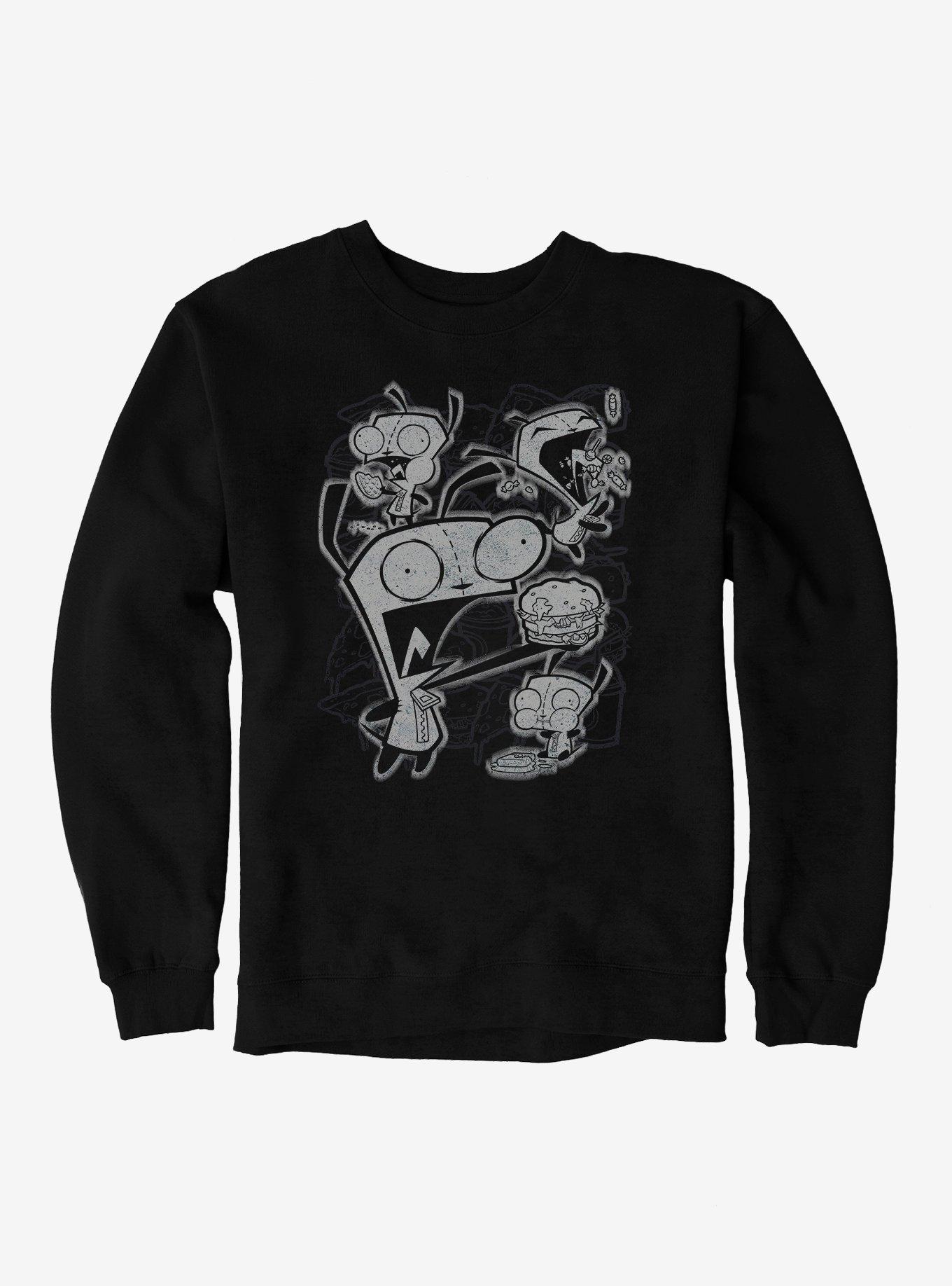 Invader Zim GIR Eat Everything Sweatshirt, , hi-res