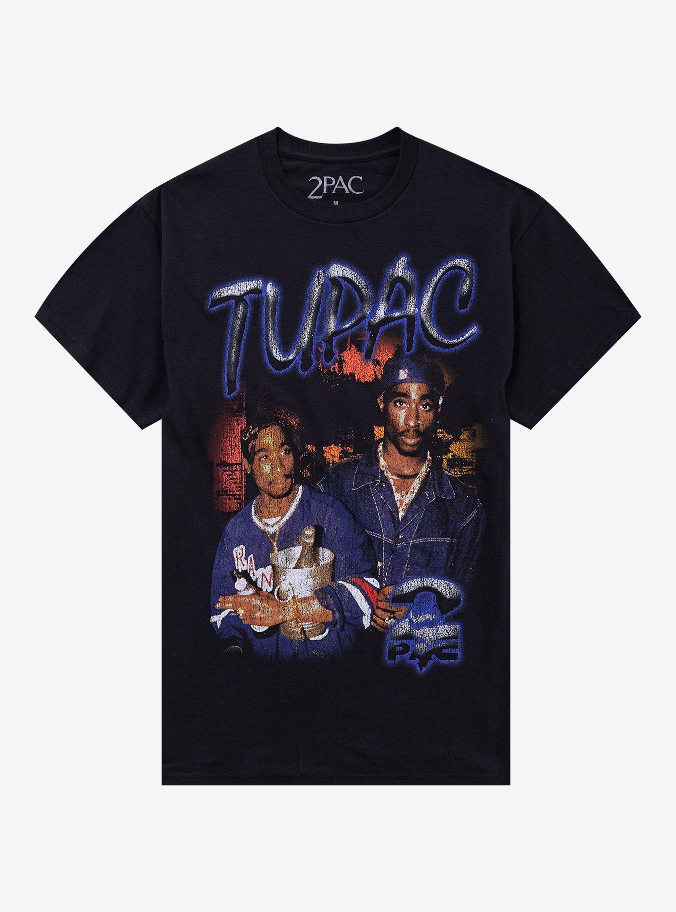 Tupac Portrait Collage T-Shirt, , hi-res