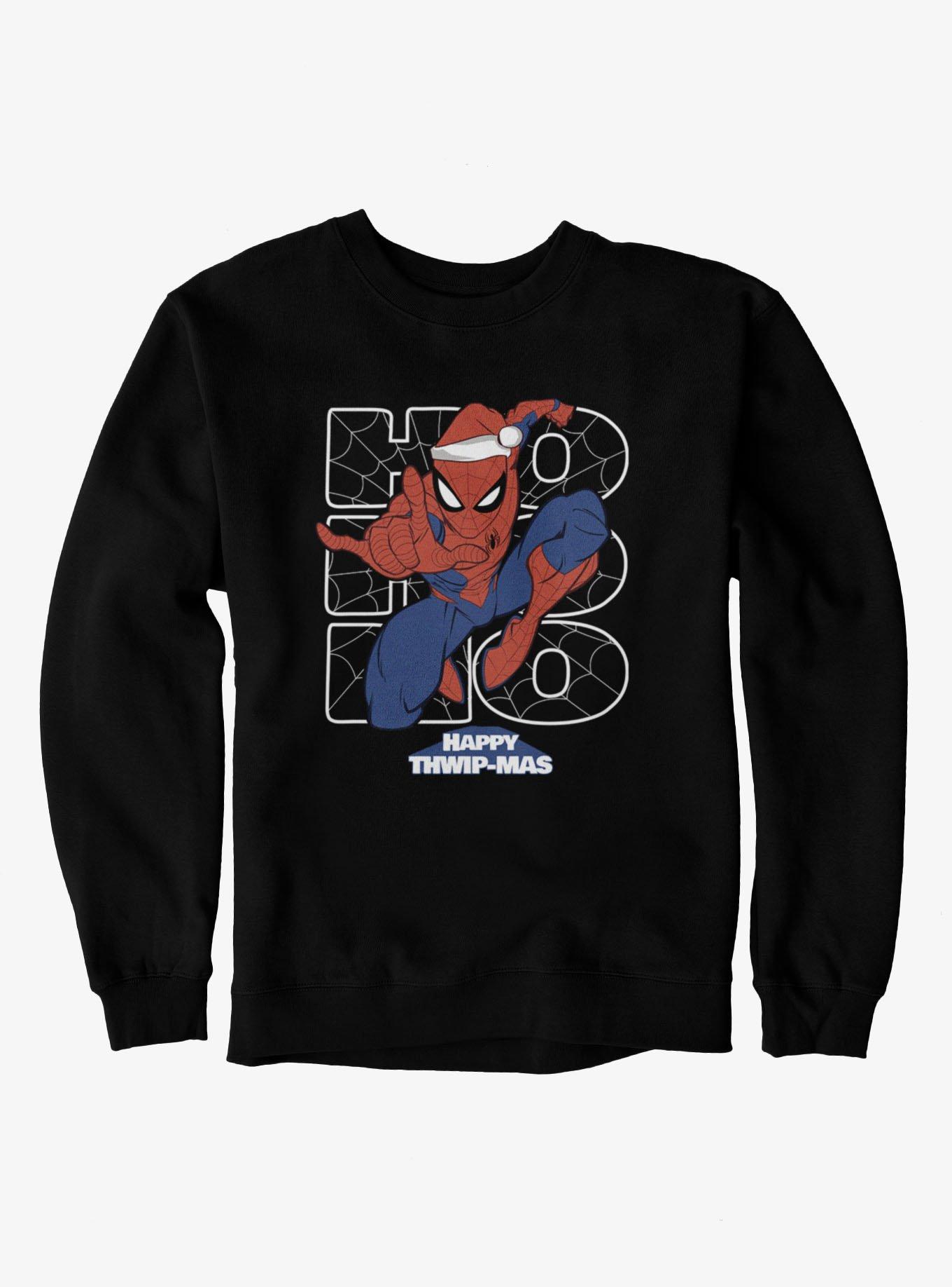 Marvel Spider-Man Ho-Ho-Ho Happy Thwip-Mas Sweatshirt, , hi-res