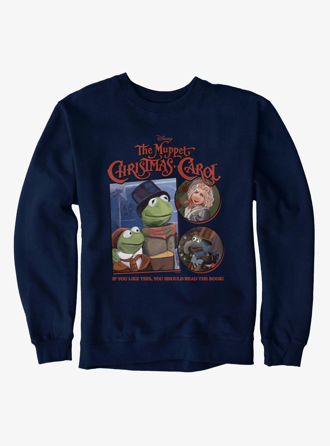 Disney The Muppets Christmas Carol Read The Book Sweatshirt Hot Topic Exclusive, , hi-res