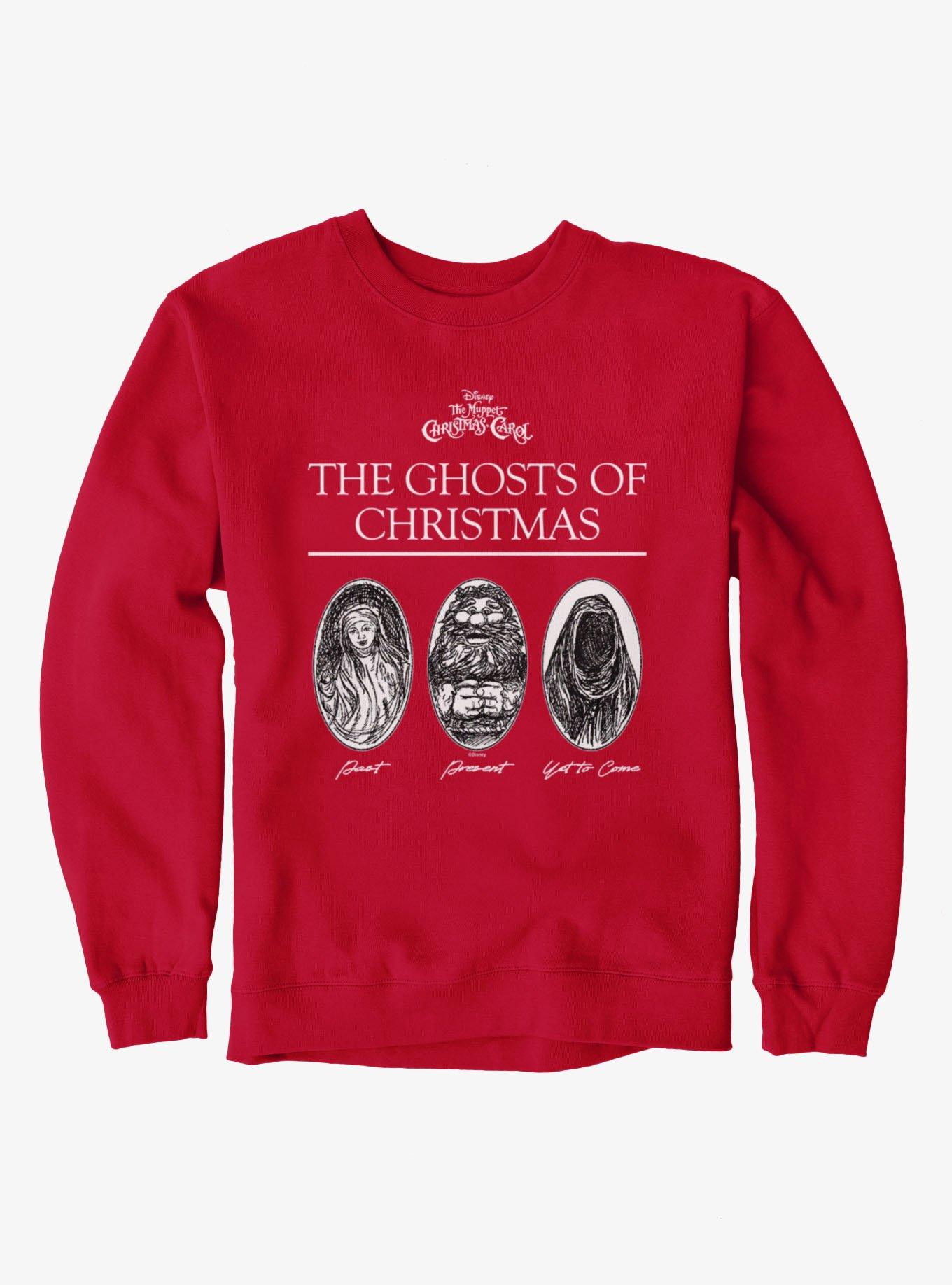 Disney The Muppets Christmas Carol Ghosts Of Christmas Sweatshirt Hot Topic Exclusive