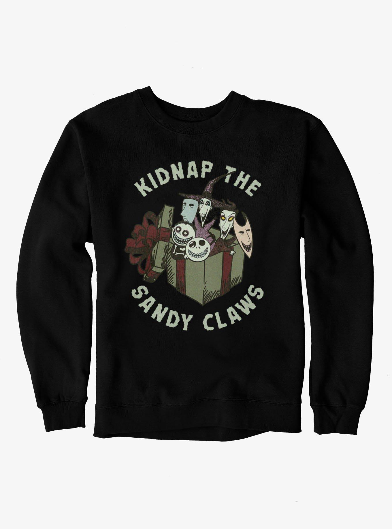 Disney Nightmare Before Christmas Kidnap Sandy Claus Gift Sweatshirt, , hi-res