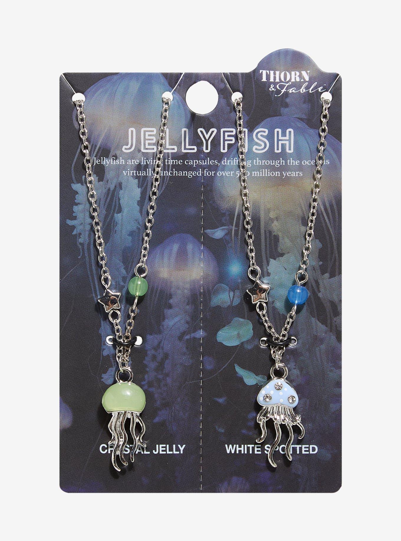 Thorn & Fable Jellyfish Best Friend Necklace Set, , hi-res