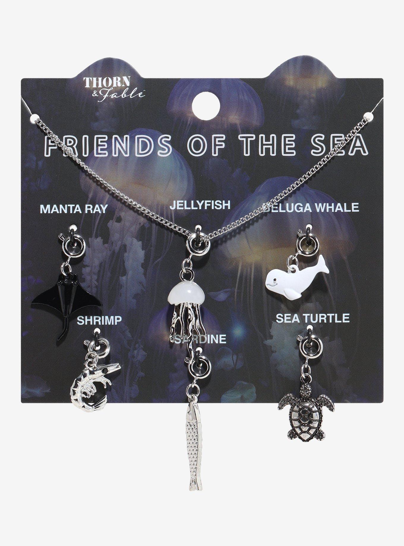 Thorn & Fable Sea Friends Necklace Charm Set, , hi-res