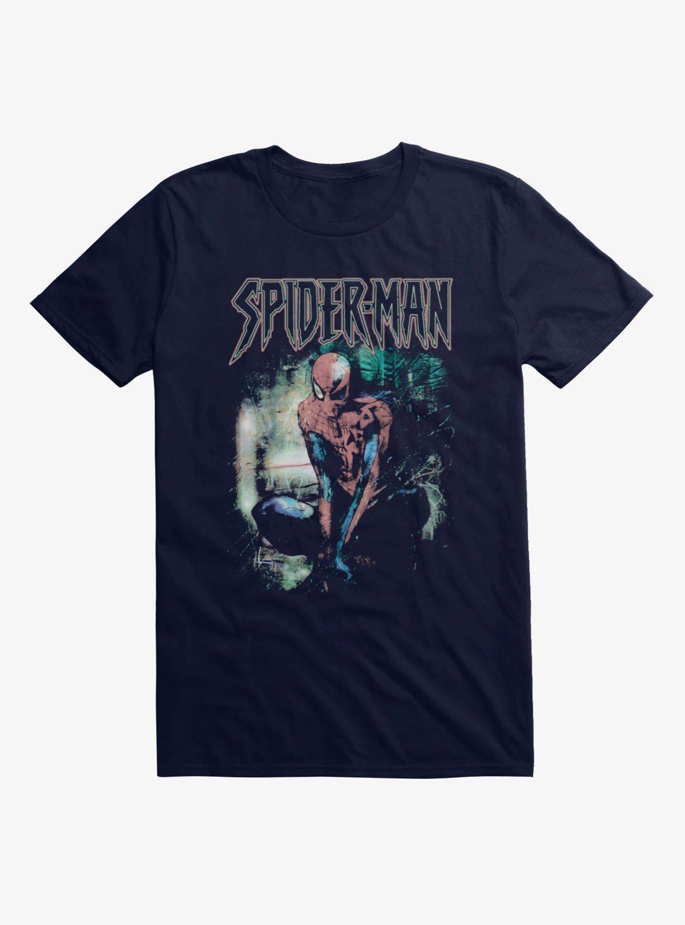 Marvel Spider-Man Vintage Grunge Croutch T-Shirt, , hi-res