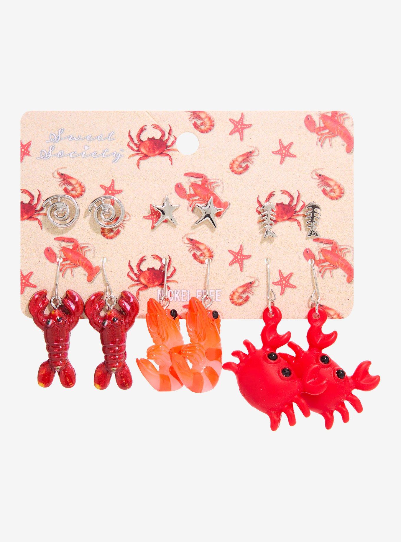 Sweet Society Crustacean Earring Set, , hi-res