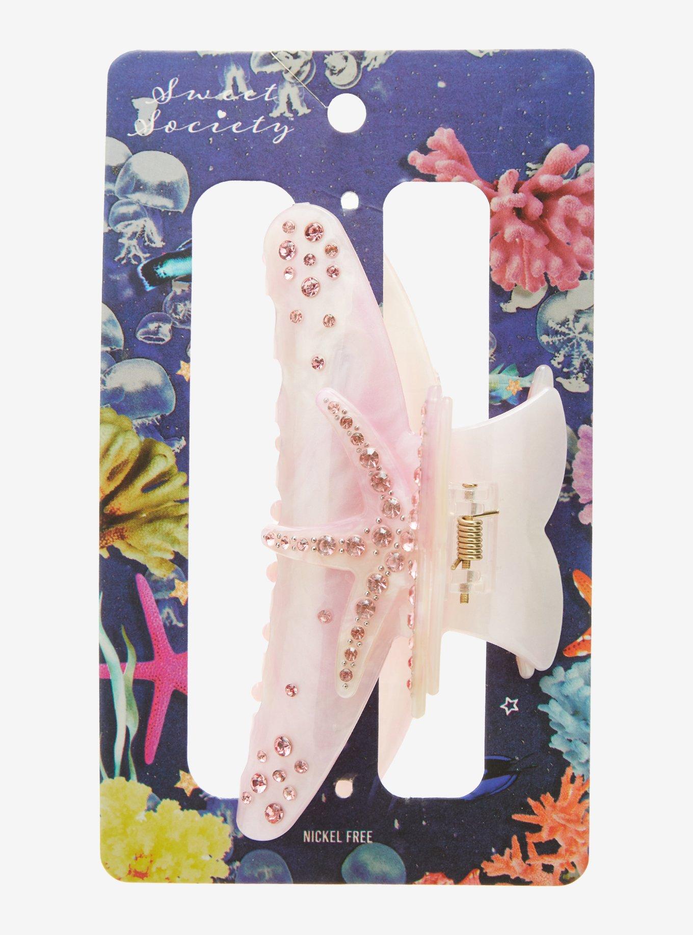 Sweet Society Pink Starfish Claw Hair Clip, , hi-res