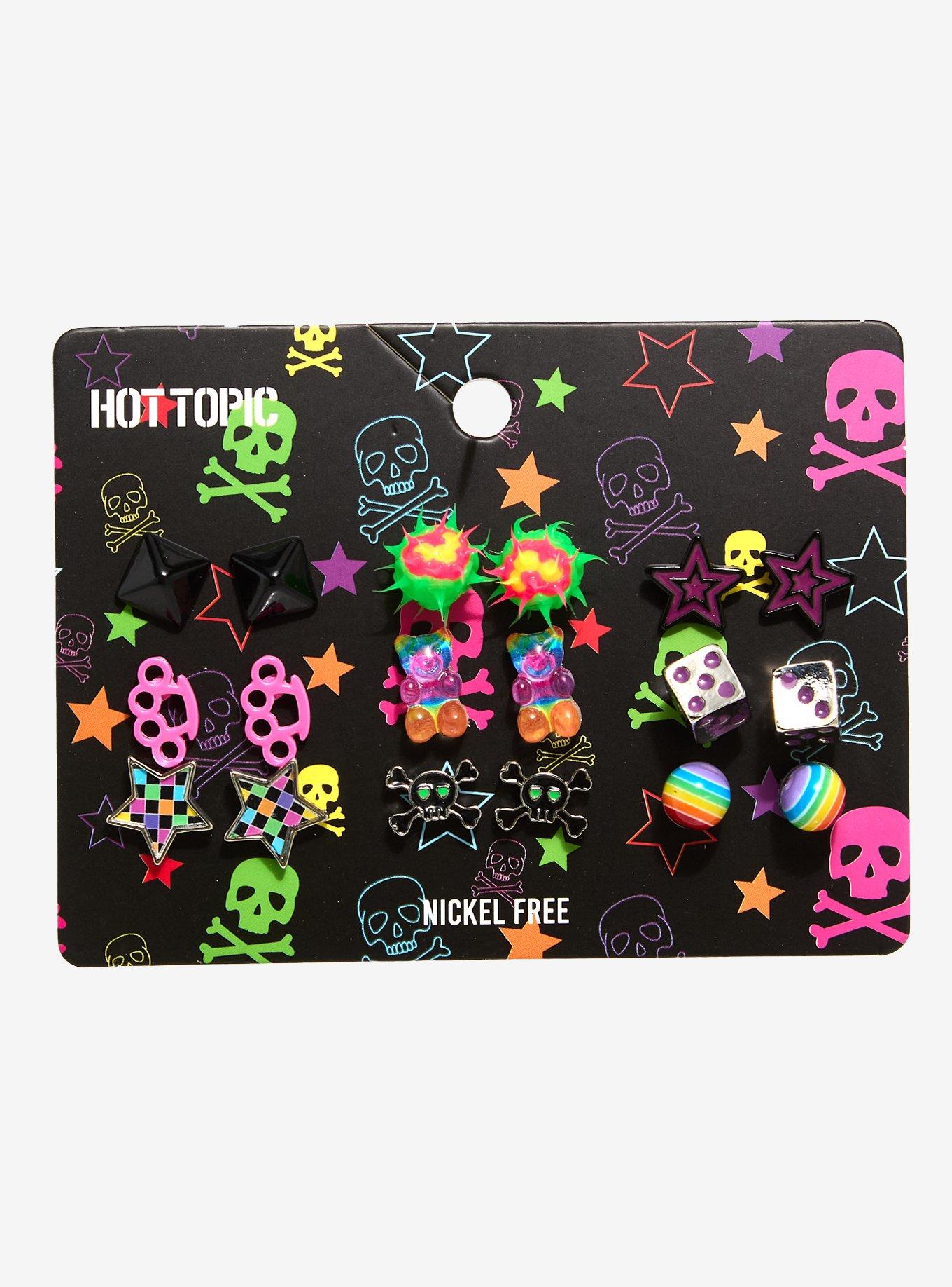 Scene Icons Stud Earring Set, , hi-res