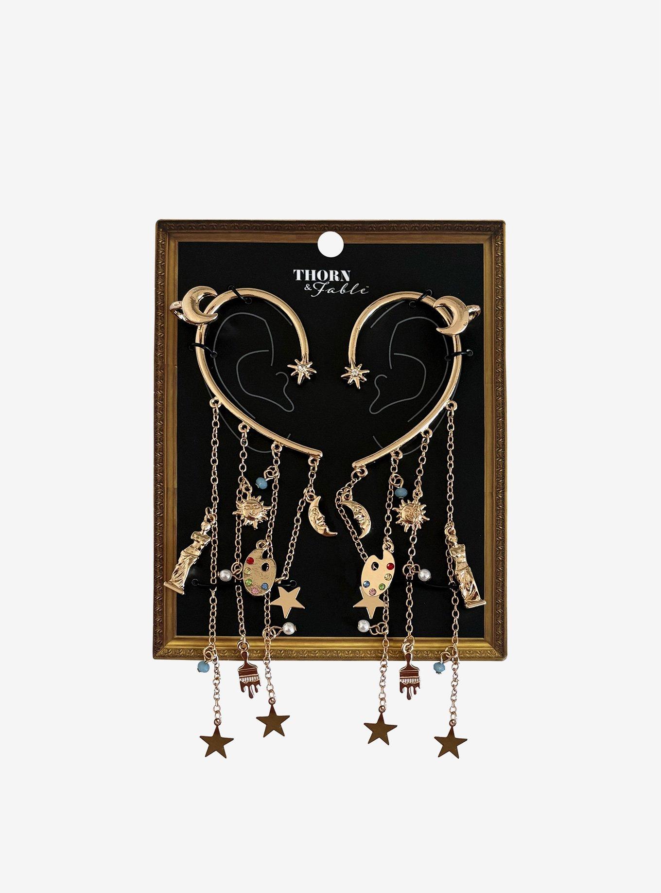 Thorn & Fable Artist Ear Cuff Set, , hi-res
