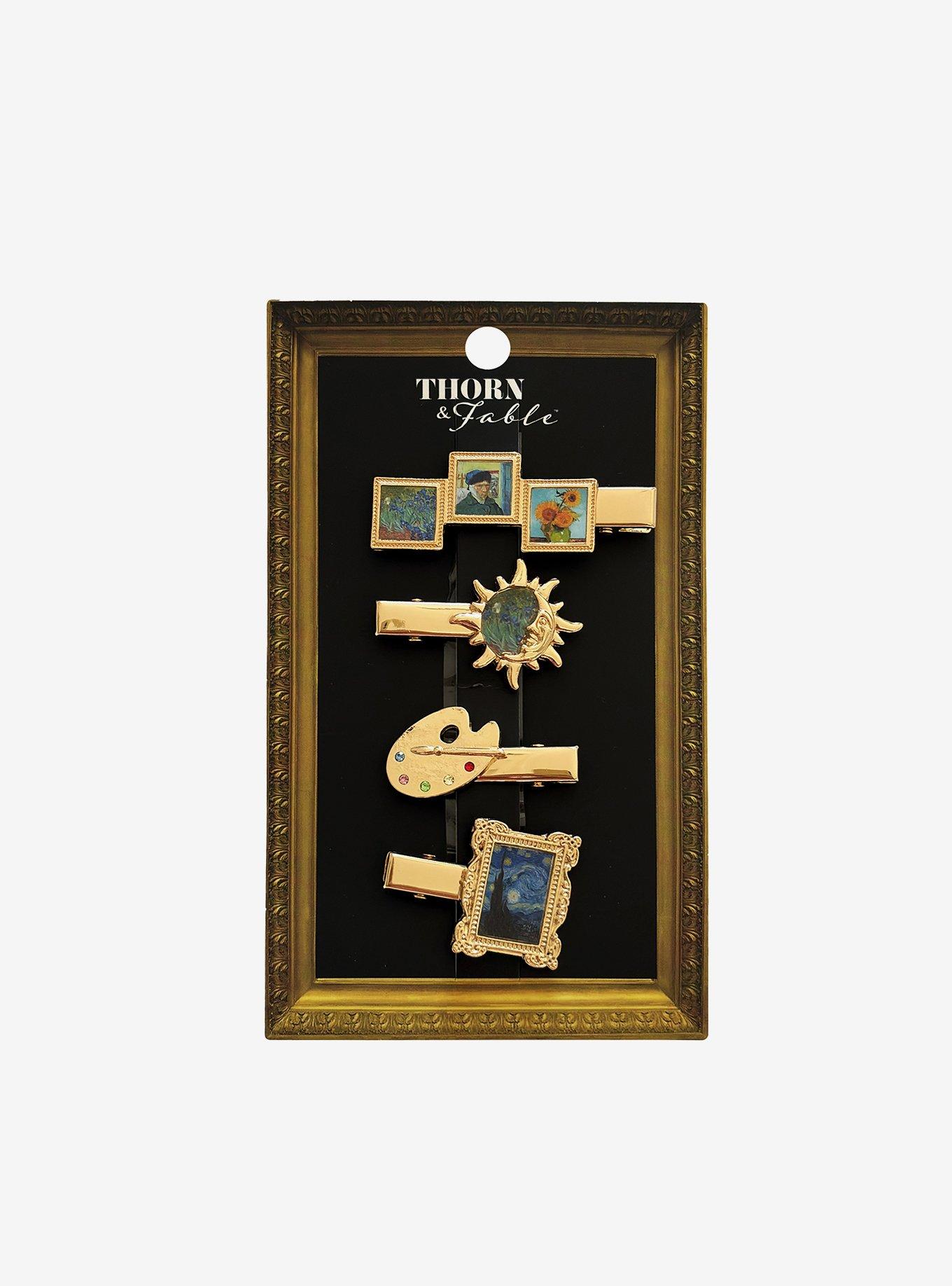 Thorn & Fable World Of Vincent Van Gogh Hair Clip Set, , hi-res