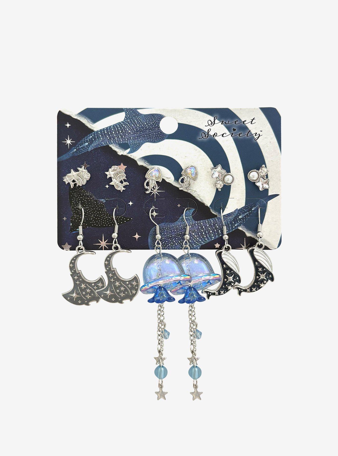 Sweet Society Celestial Sea Animal Earring Set, , hi-res