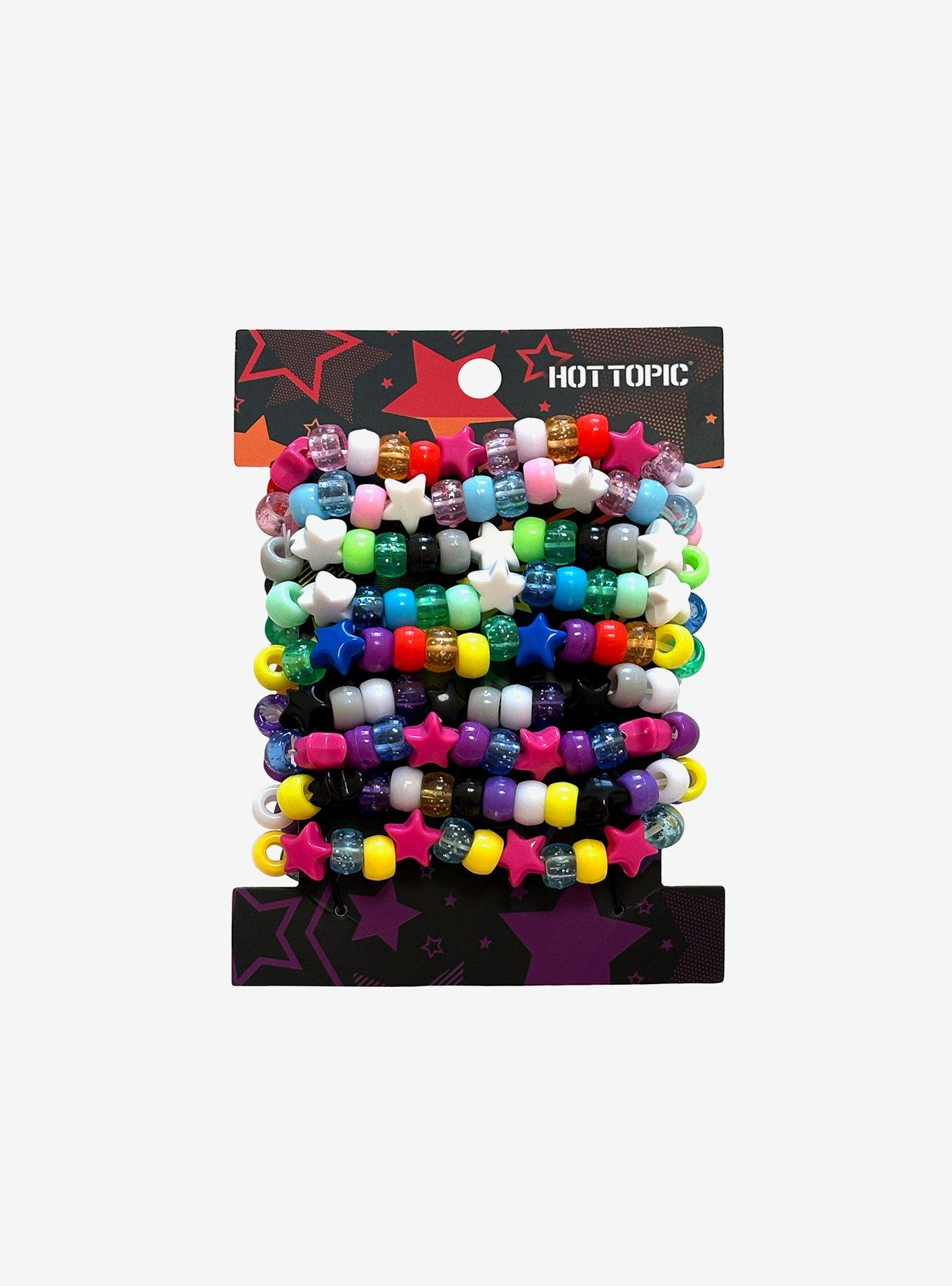 Pride Flag Bead Bracelet Set, , hi-res
