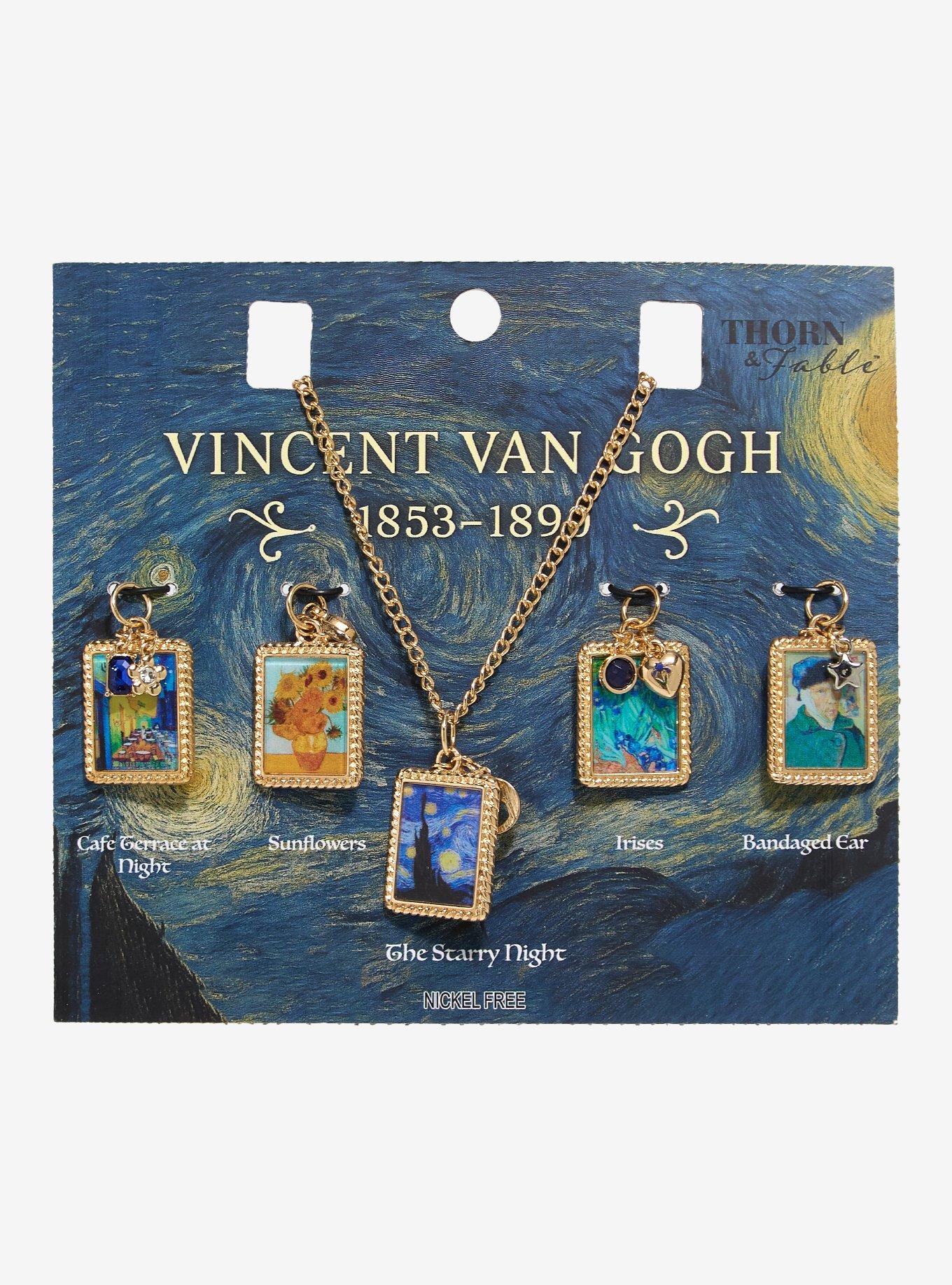 Thorn & Fable Van Gogh Portrait Interchangeable Charm Necklace Set
