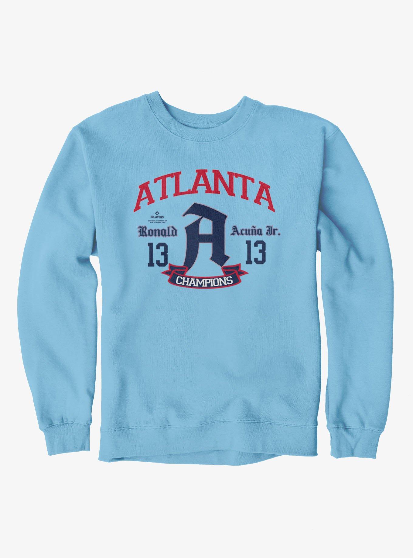 MLB Atlanta Braves Ronald Acuna Jr. Atlanta Arch Champion Sweatshirt, , hi-res