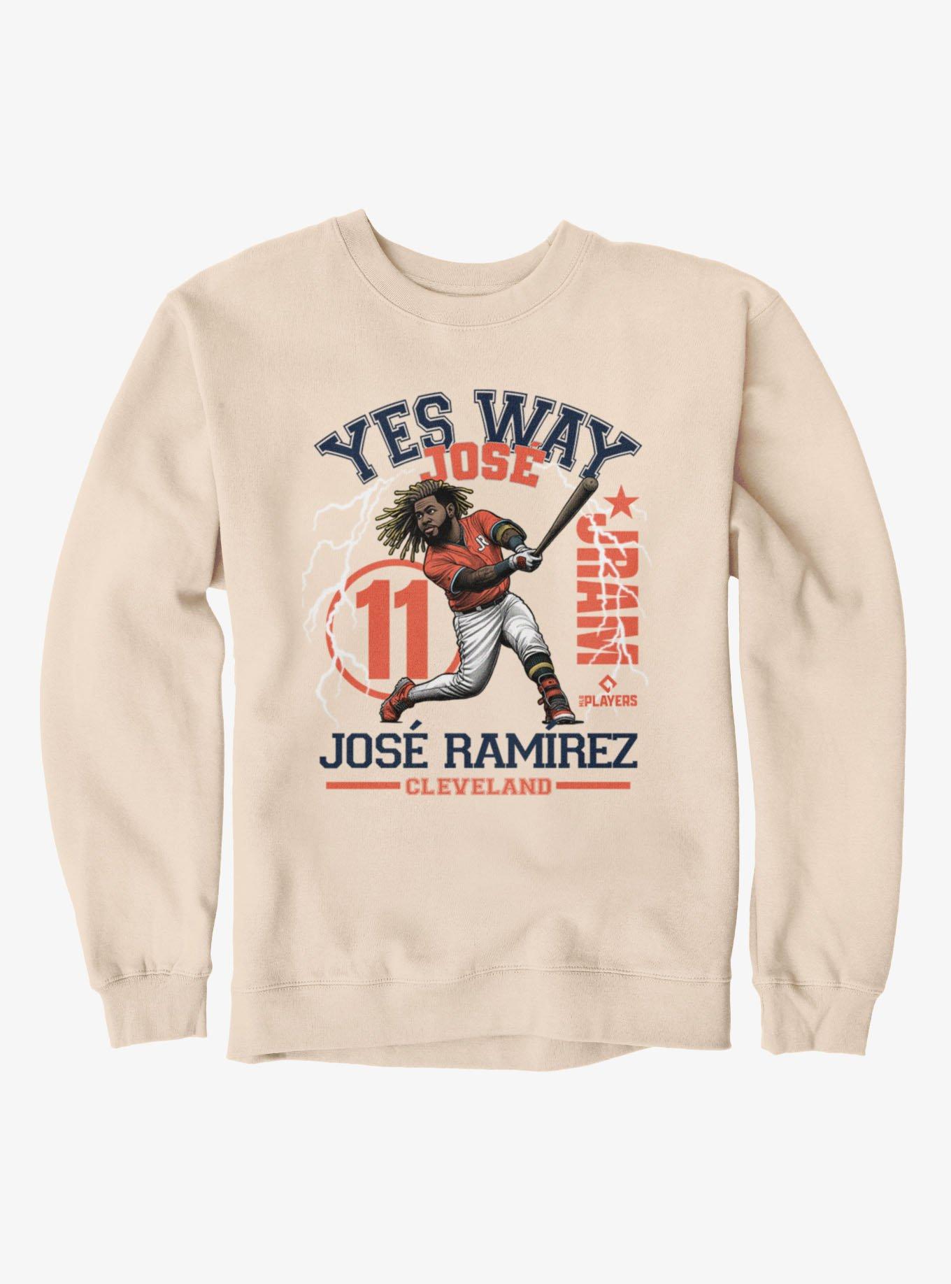MLB Cleveland Guardians Jose Ramirez Yes Way JRam Sweatshirt, , hi-res