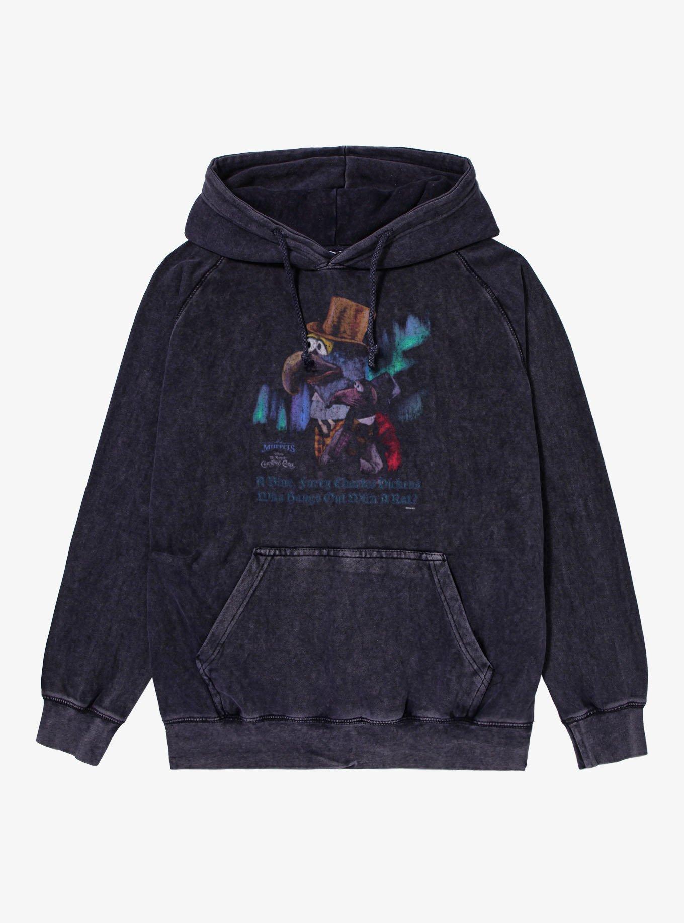 Disney The Muppets Christmas Carol Gonzo & Rizzo Charles Dickens Mineral Wash Hoodie, , hi-res