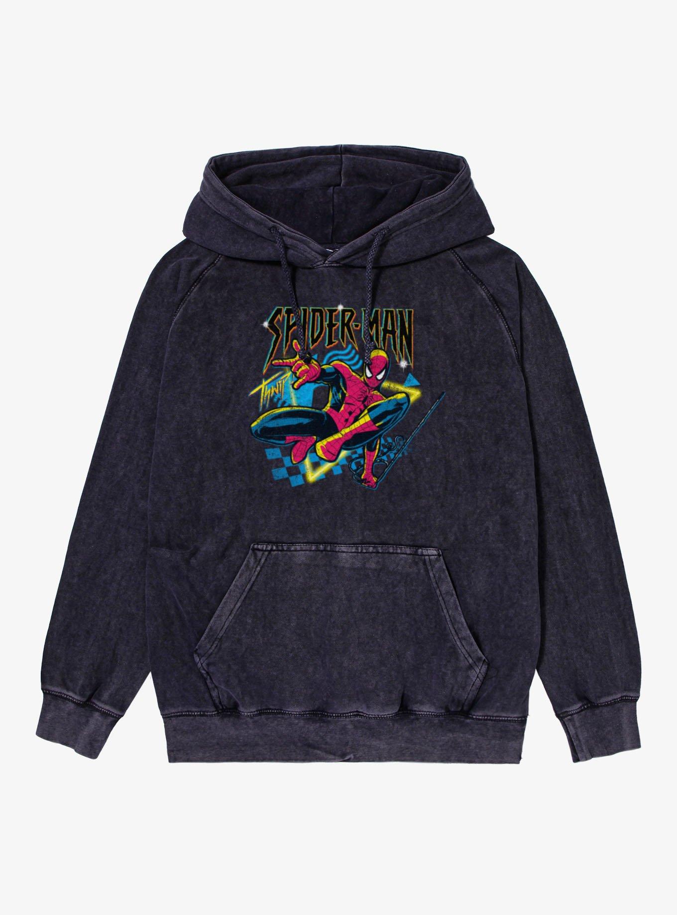 Marvel Spider-Man Racing Thwip Mineral Wash Hoodie, , hi-res