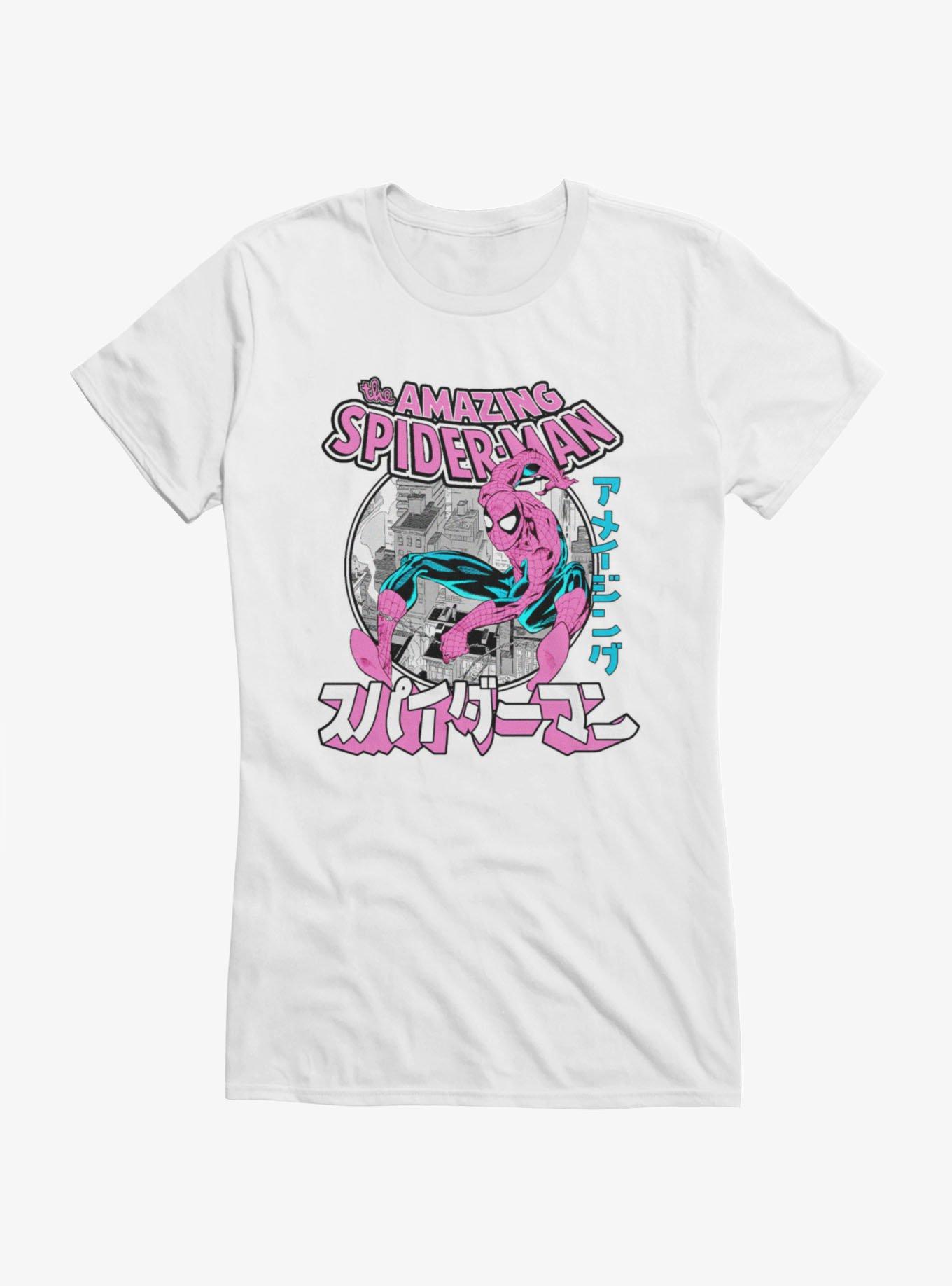 Marvel Spider-Man The Amazing Spider-Man Kanji Swing Girls T-Shirt, , hi-res