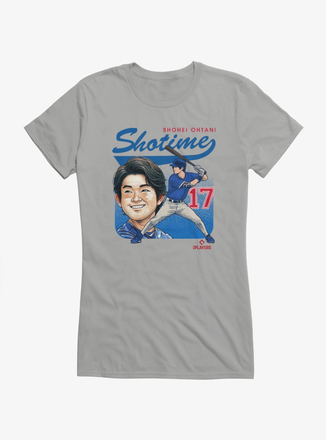 MLB Los Angeles Dodgers Shohei Ohtani Shotime Caricature Girls T-Shirt, , hi-res