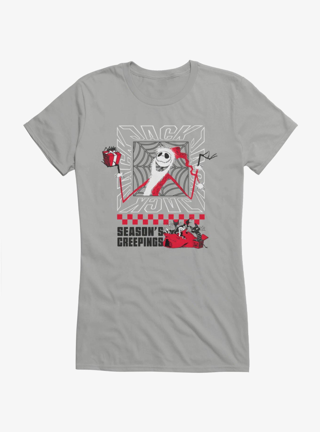 Disney Nightmare Before Christmas Santa Jack Seasons Creepings Girls T-Shirt, , hi-res