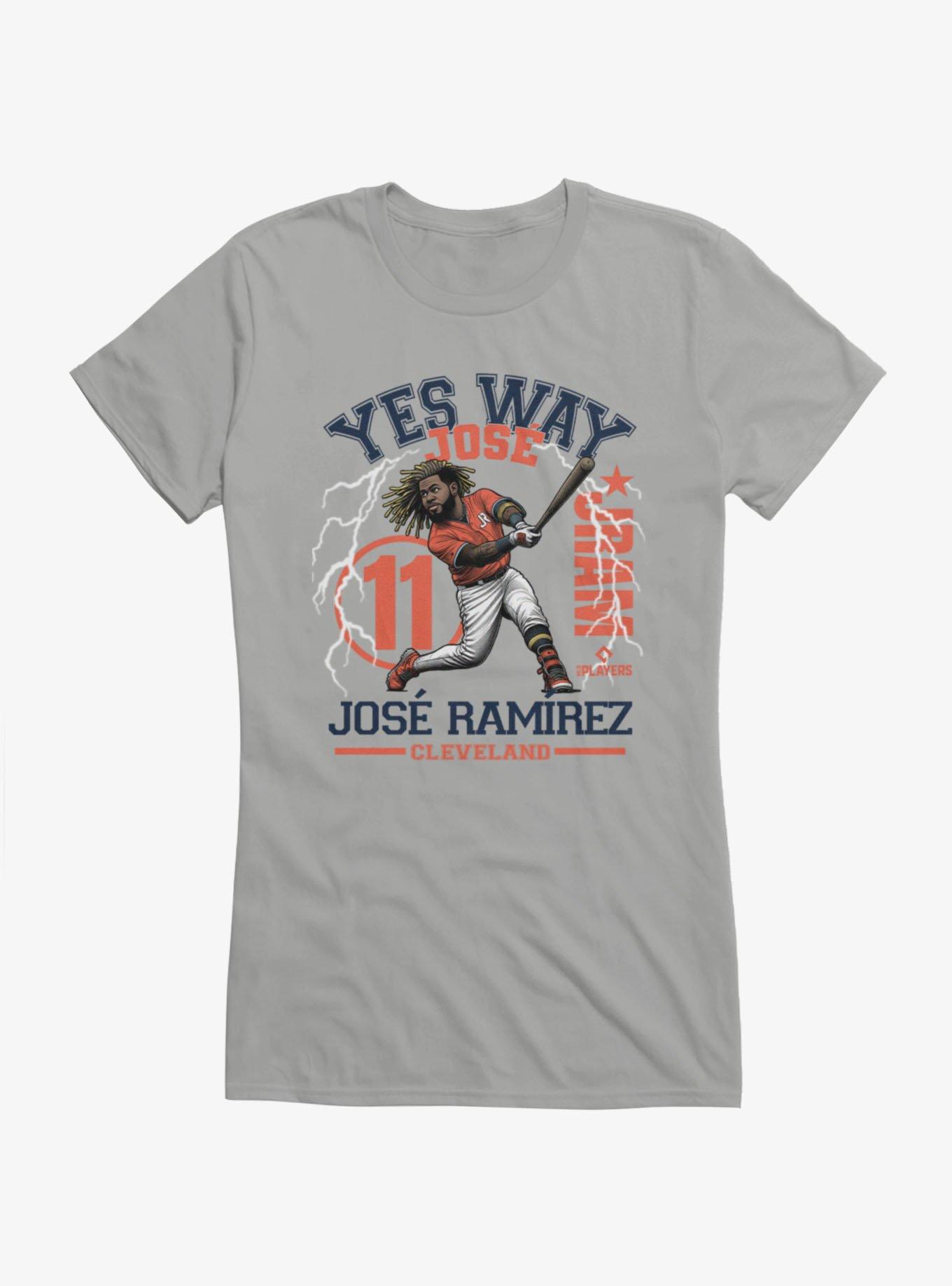 MLB Cleveland Guardians Jose Ramirez Yes Way JRam Girls T-Shirt