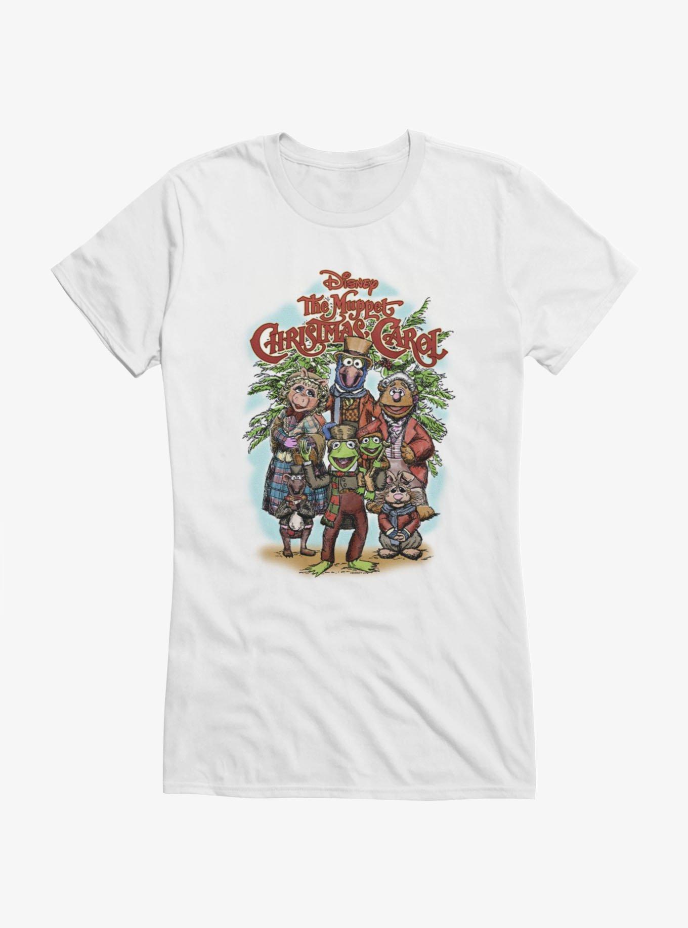 Disney The Muppets Christmas Carol Group Shot Drawing Girls T-Shirt Hot Topic Exclusive, , hi-res
