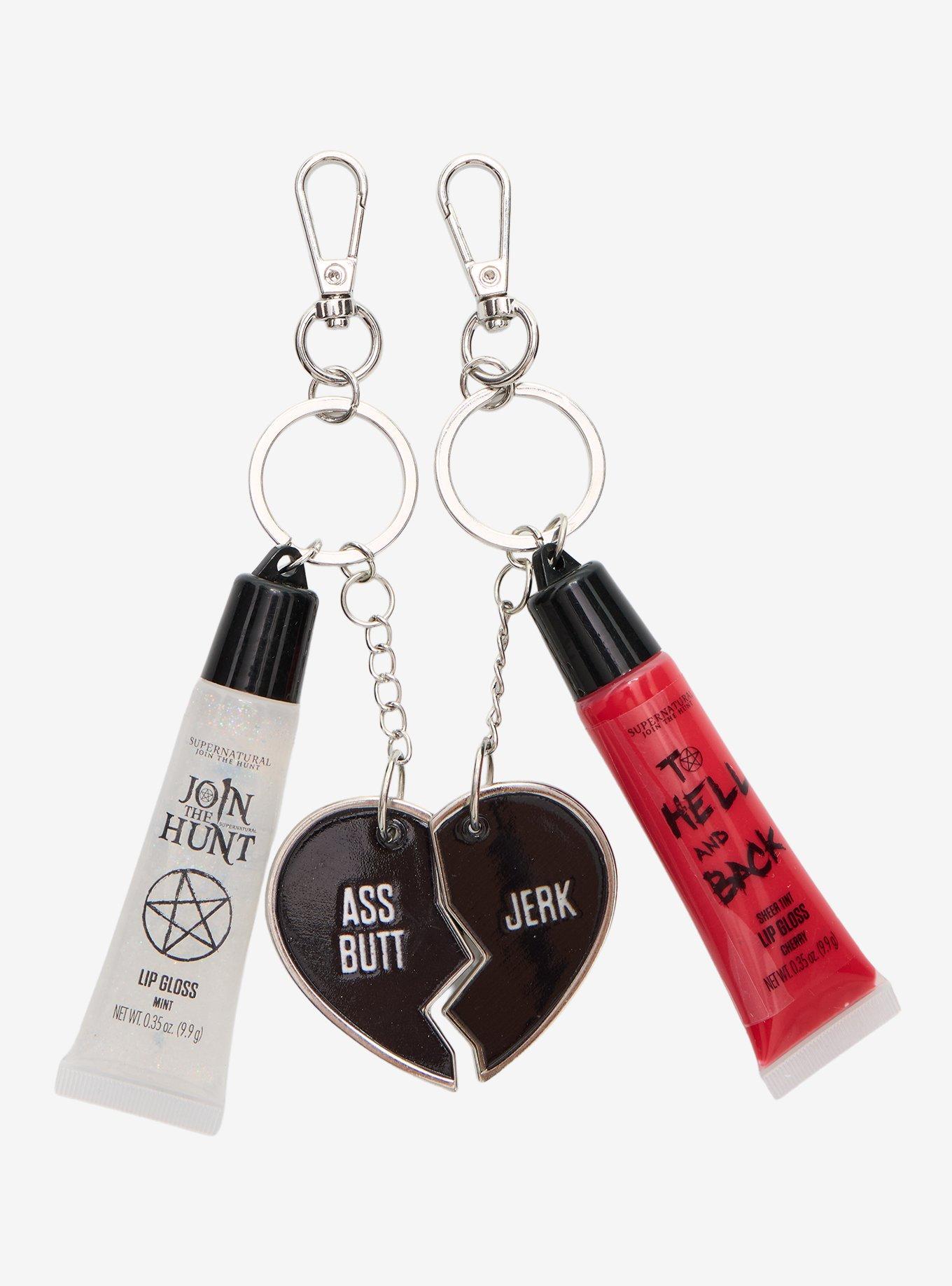 Supernatural Lip Gloss Best Friend Keychain, , hi-res