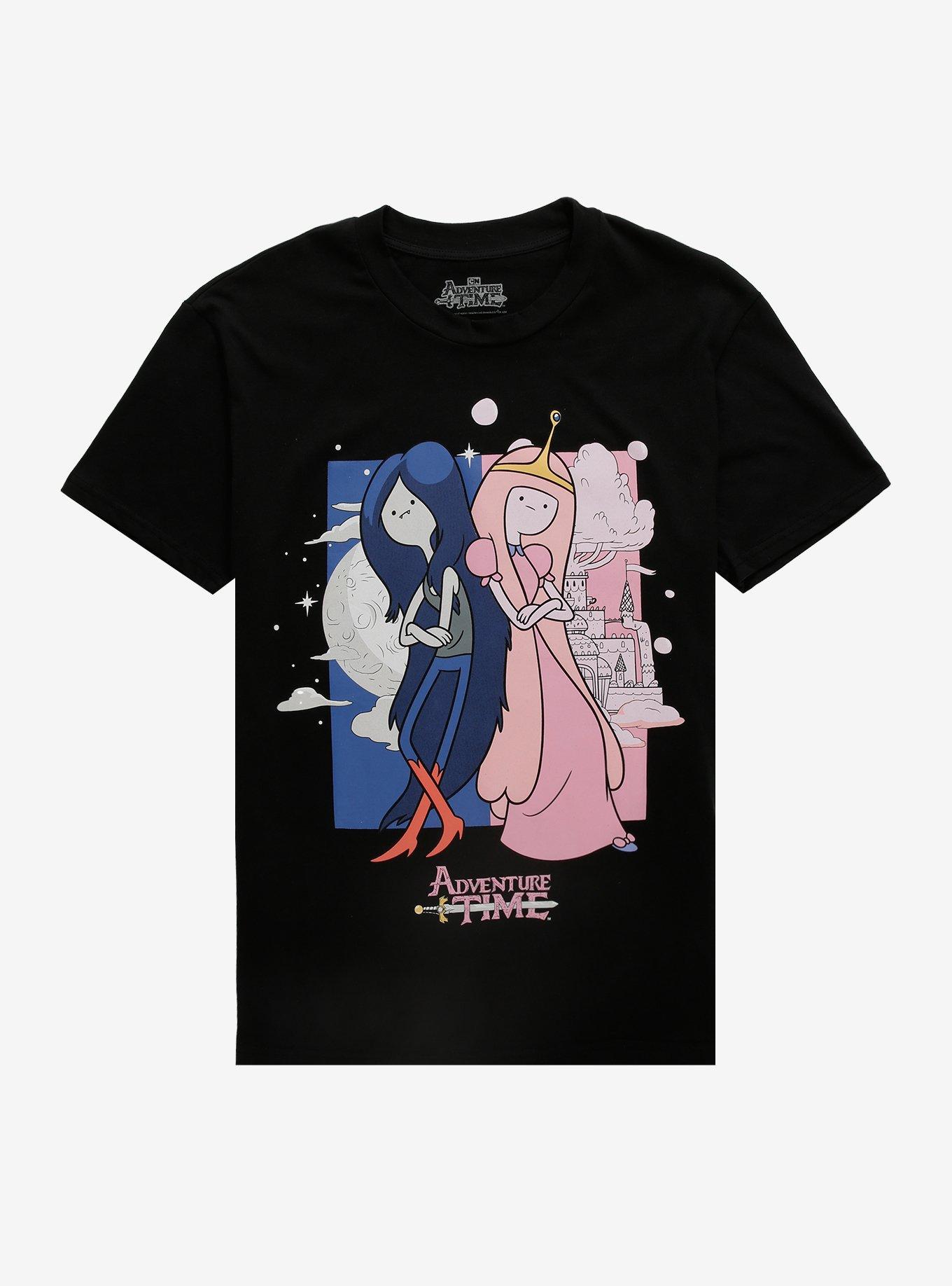 Adventure Time Princess Bubblegum & Marceline Split Background T-Shirt, , hi-res
