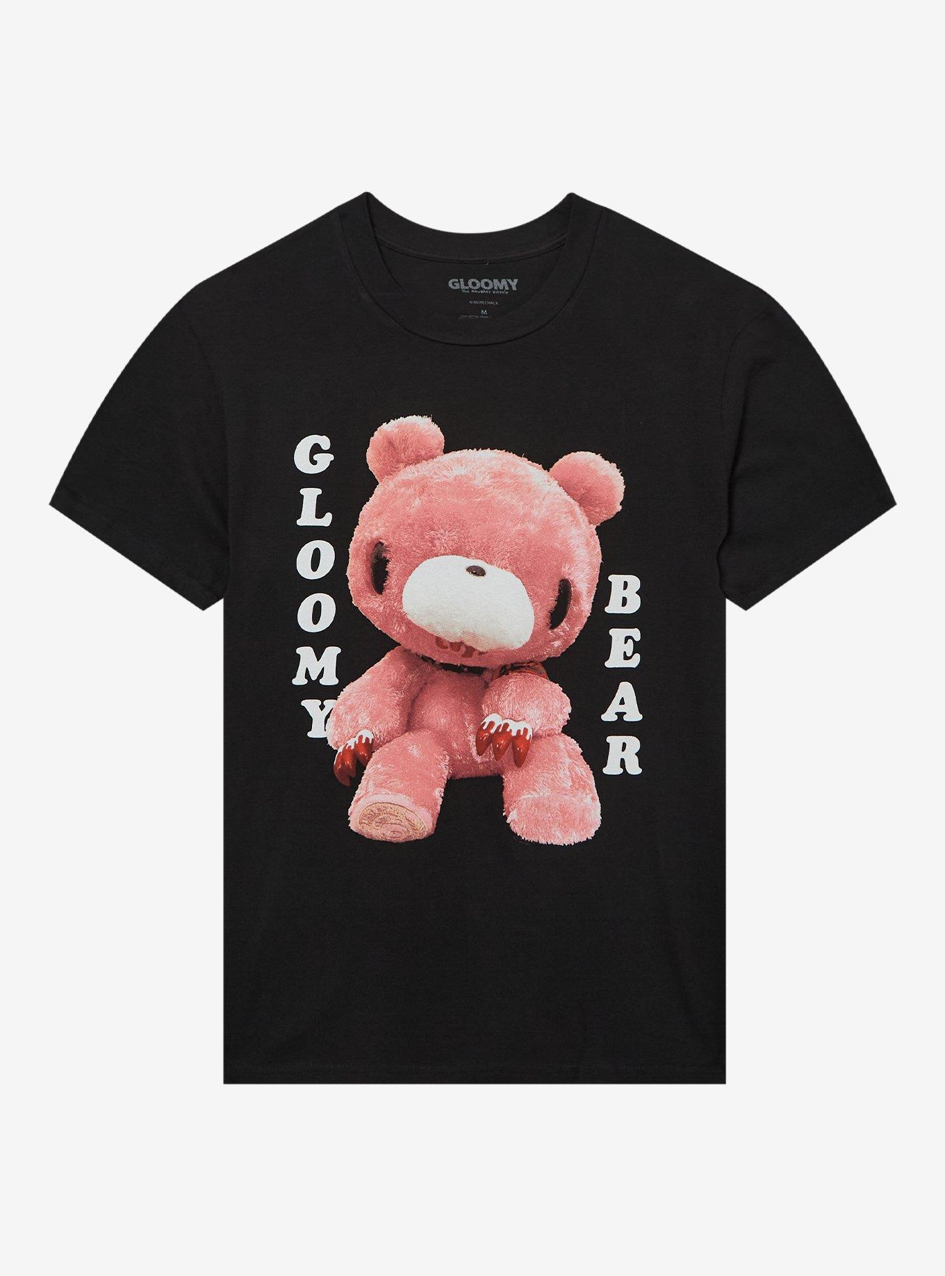 Gloomy Bear Photo Portrait T-Shirt, , hi-res