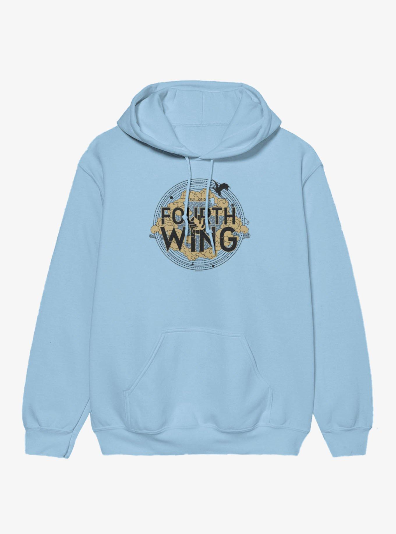 Fourth Wing Logo Hoodie, , hi-res