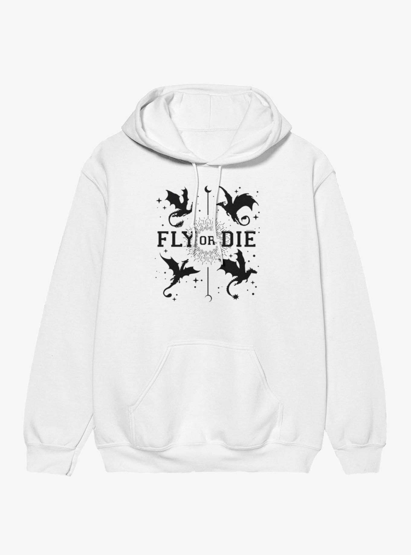 Fourth Wing Fly Or Die Hoodie, , hi-res