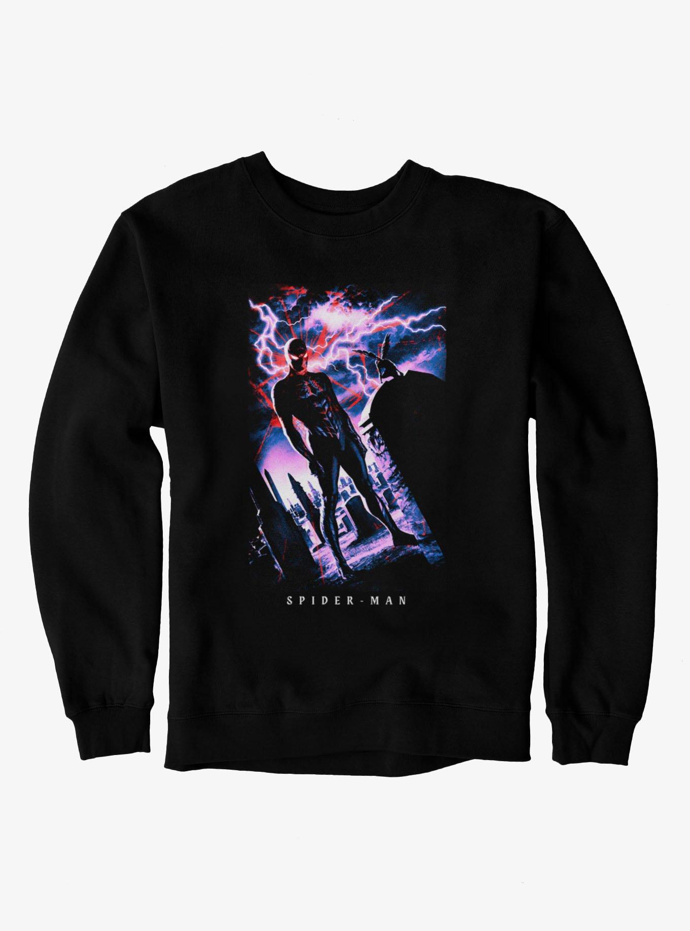 Marvel Spider-Man Dark Graveyard Sweatshirt Box Lunch Exclusive, , hi-res