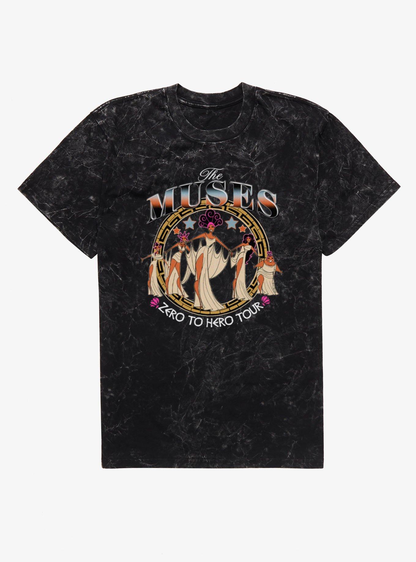 Disney Hercules We Are The Muses! Mineral Wash T-Shirt Box Lunch Exclusive, , hi-res