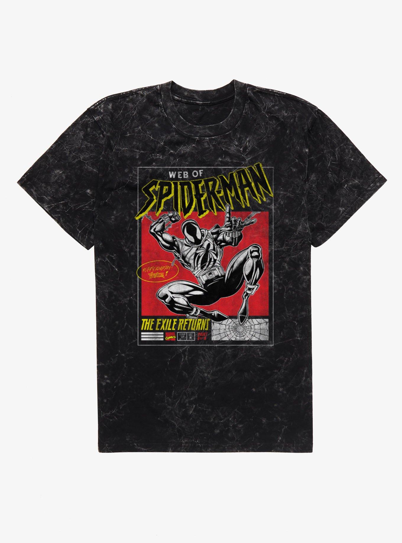 Marvel Spider-Man Ben Reilly Comic Mineral Wash T-Shirt Box Lunch Exclusive