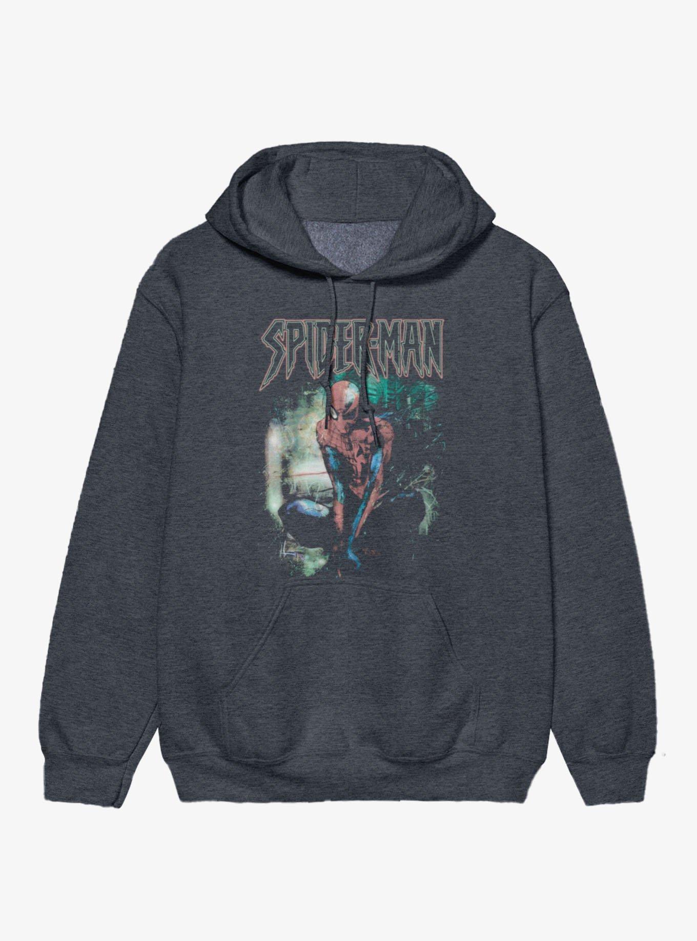 Marvel Spider-Man Vintage Grunge Croutch Hoodie, , hi-res