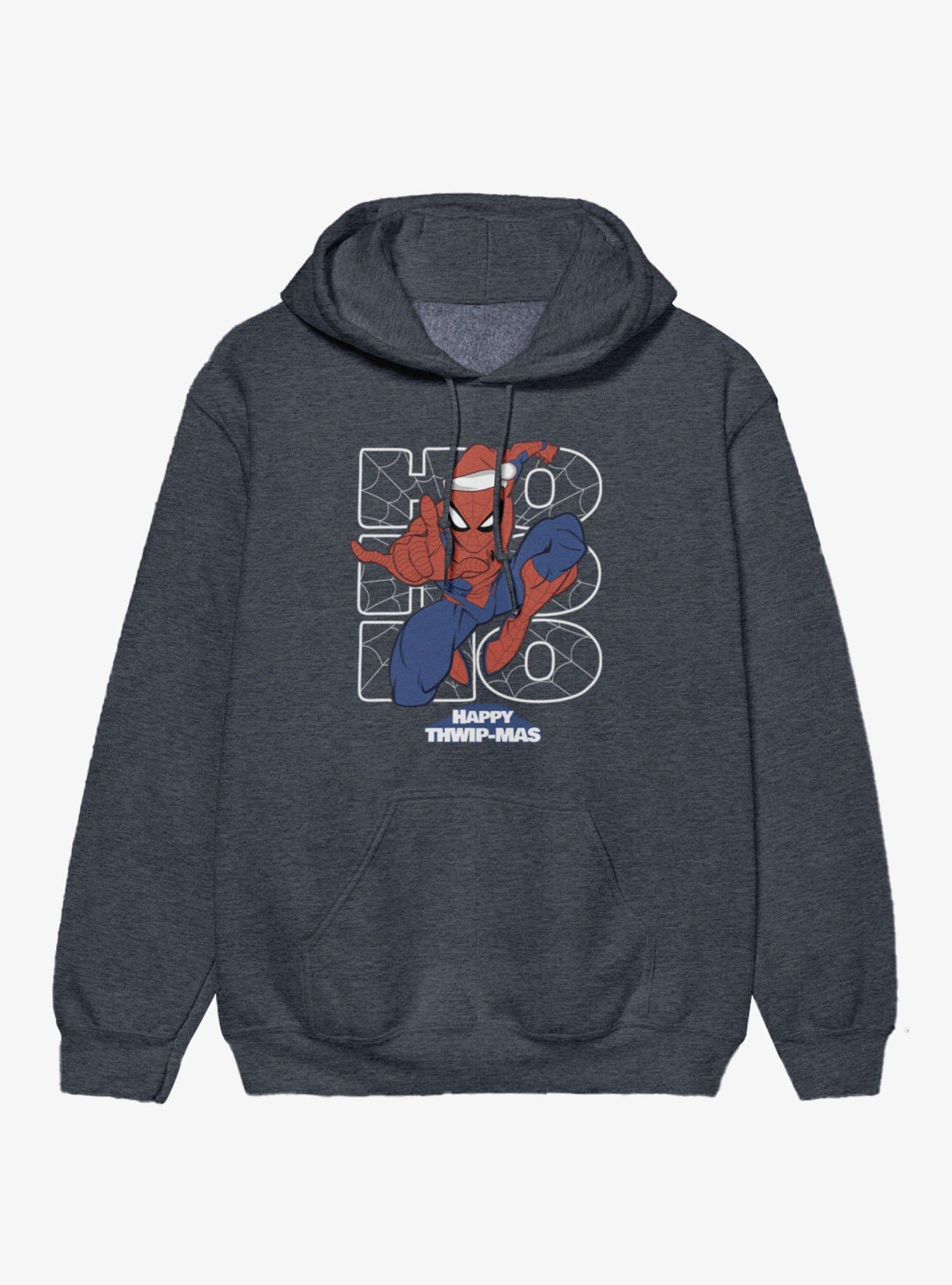 Marvel Spider-Man Ho-Ho-Ho Happy Thwip-Mas Hoodie, , hi-res