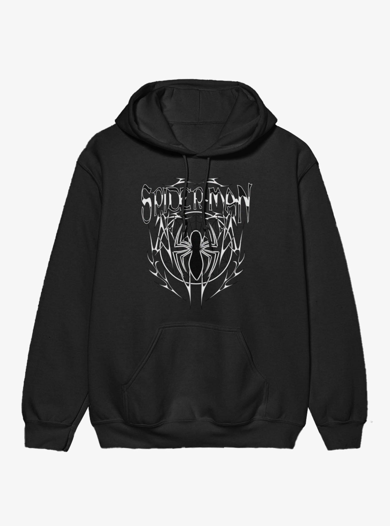 Marvel Spider-Man Metal Style Tattoo Hoodie, , hi-res