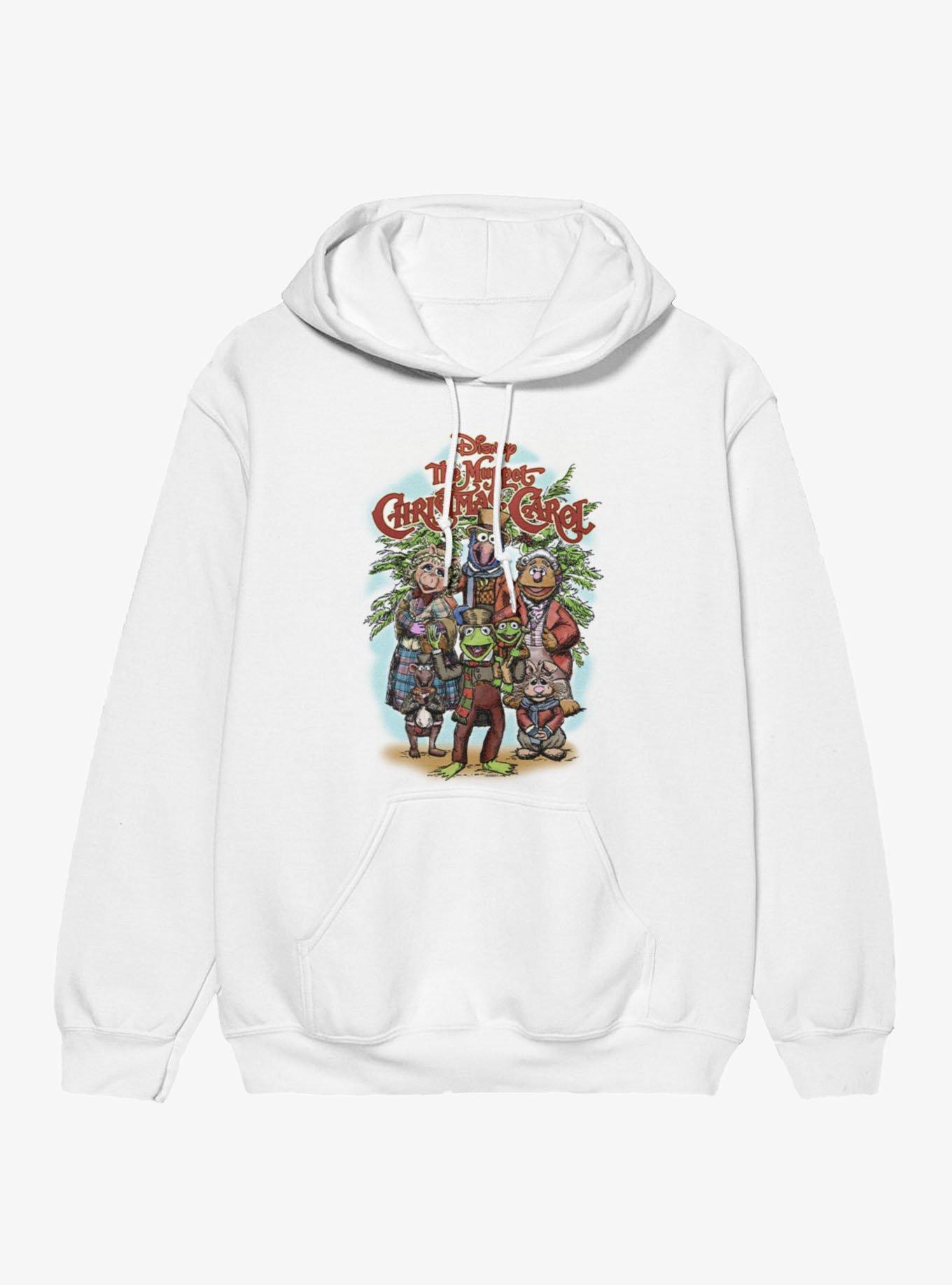 Disney The Muppets Christmas Carol Group Shot Drawing Hoodie Hot Topic Exclusive, , hi-res
